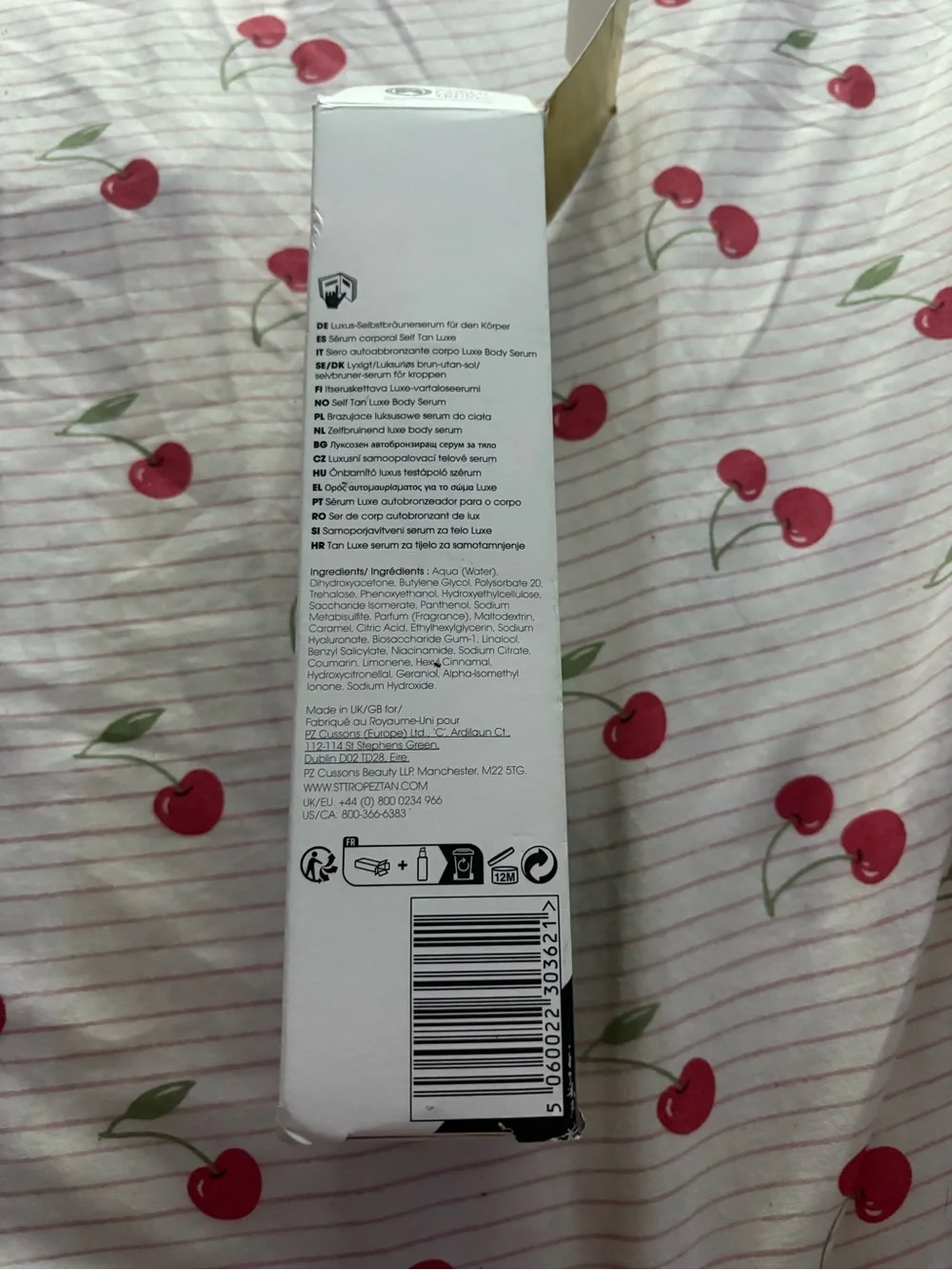 St. Tropez Self Tan Luxe Body Serum – Amber & White Bottle